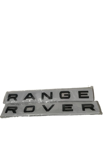 Gloss black badge letters - gloss,
