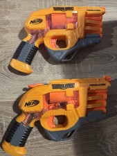 X2 Nerf Doomlands Persuader Orange 4-Shot Front Loaded Hammer Action Blaster Toy