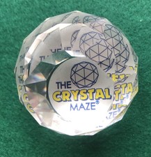 The Crystal Maze Genuine Swarovski Crystal Faceted Ball 40mm Richard O’ Brien