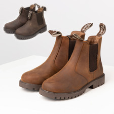 Children leather boots - children's,