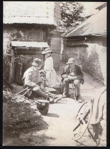 Modern postcard reproduction - modern,