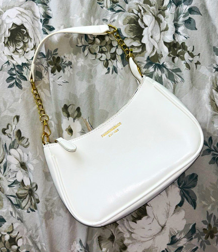 White shoulder bag - bag, with