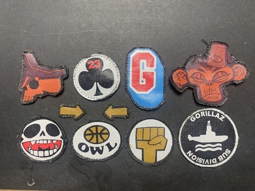 Gorillaz patches - gorillaz, a