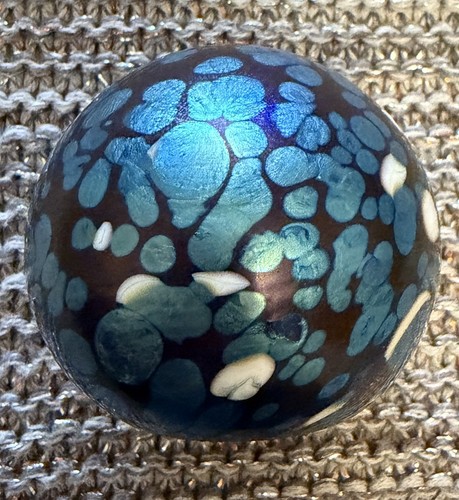 Heron glass paperweight - glass,
