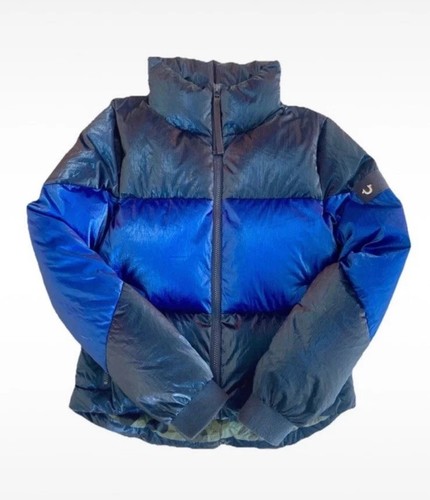 Blue black puffer - blue,