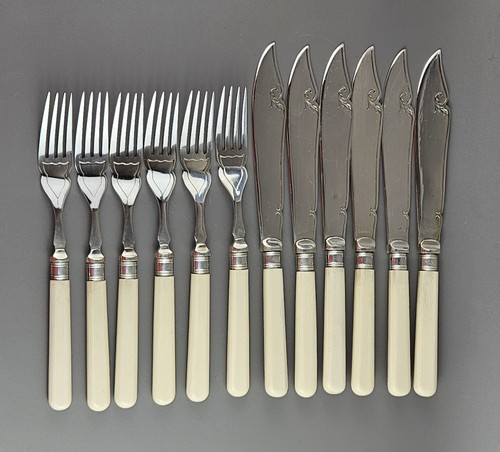 Edwardian silver plated fish - silver,