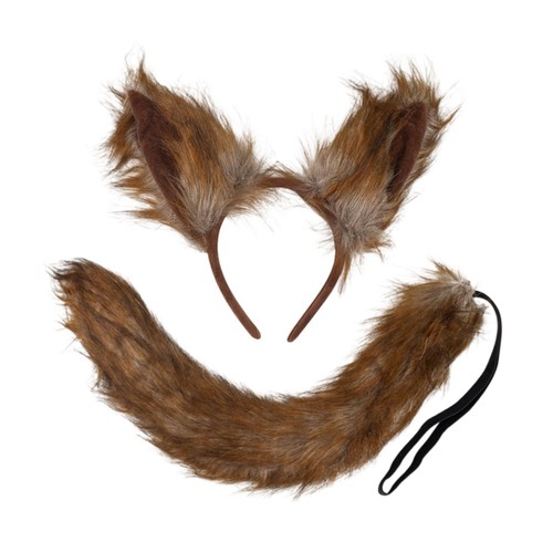 Wolf ears and tail costume - wolf,