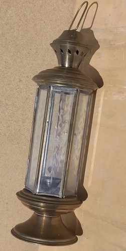 Vintage brass lantern - vintage,