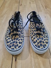 Vans Leopard Print Shoes Size