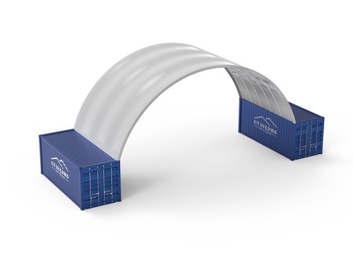Container canopy shelter - container,