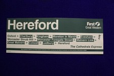HEREFORD FIRST GREAT WESTERN