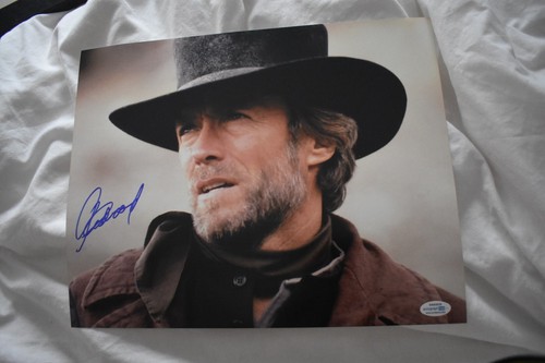 Clint eastwood signed photo - clint,
