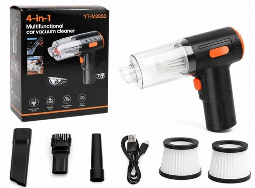 Cordless car vacuum - 4-in-1,