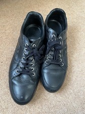 Armani Black Leather Shoes UK