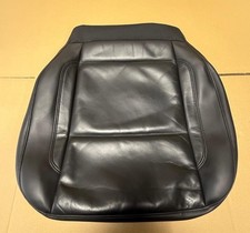 Genuine VW T6 Transporter Kombi Single Seat Bottom Cover In Black Nappa Leather