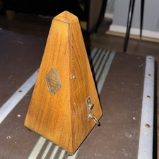 Vintage Metronome Maelzel Adjustable speed and beats per bar,  in wooden case