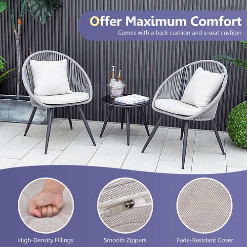 Balcony chair seat - w/, back