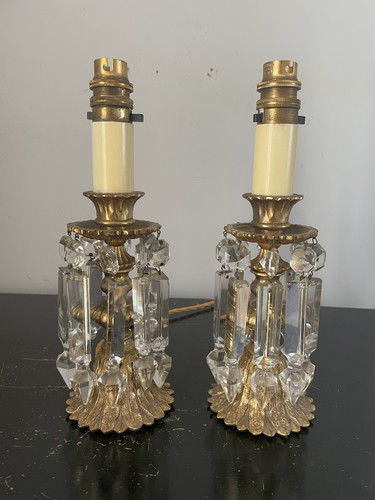 Pair antique vintage table - pair,
