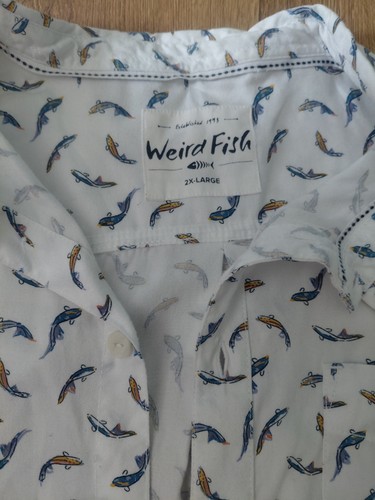 Weird fish men - men's, sleeve