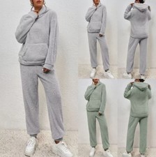 Ladies Hooded Fleece Fur Tops