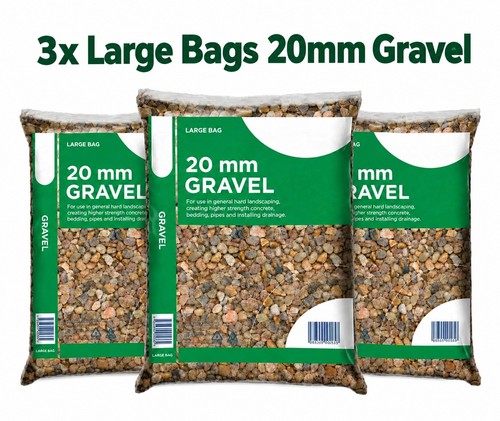 20mm garden gravel pack 3 - gravel,