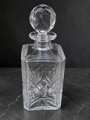 Vintage cut glass crystal - glass,