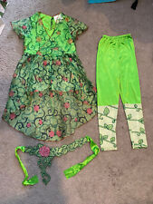 DC Super Hero Girl's Deluxe Poison Ivy Fancy Dress Costume Size Small 3-4 years 