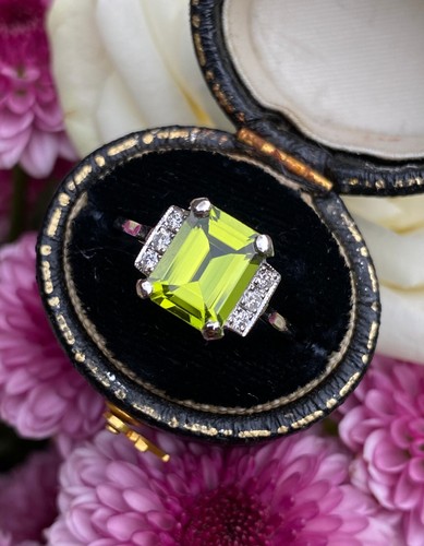 Art deco peridot and - art,