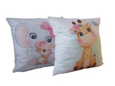 Animals Nursery Soft Feel Cushion 45x45cm Cover Only Baby  Bedroom Decor