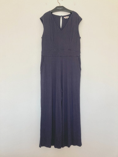 Boden navy blue wide leg - boden,