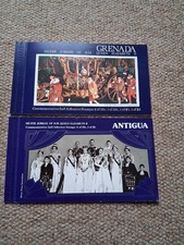 Silver Jubilee Stamps Grenada and Antigua. Queen Elizabeth II