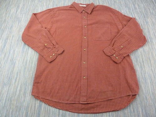 Orvis shirt mens large red - orvis,
