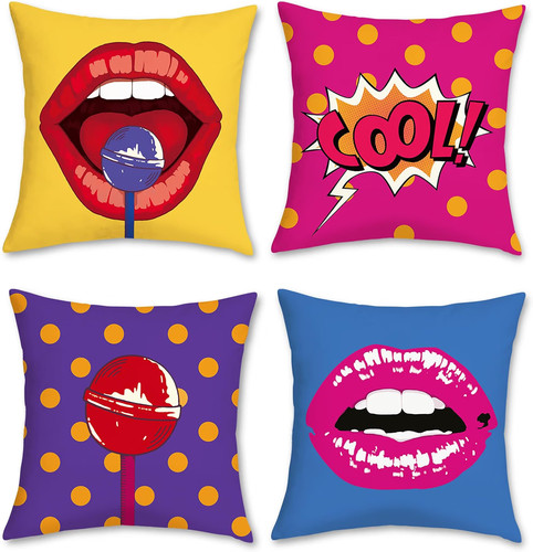 Bonhause pop art cushion - pop,