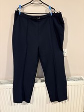 Woman Navy Blue Smart Trousers
