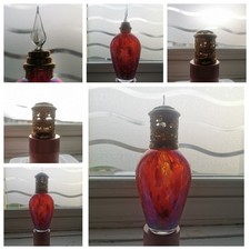 Vintage Ashleigh & Burwood Fragrance Lamp Hand Blown Art