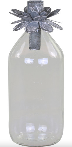 Glass bottle and antique - and,