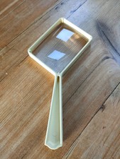 Vintage  1940s MAGNIFYING GLASS: Hand held  COIL brand 