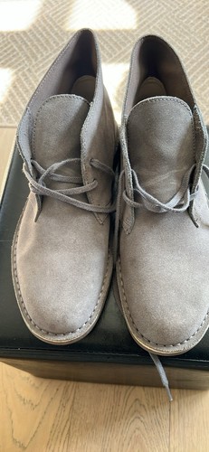 Clarks men gray leather - clarks,