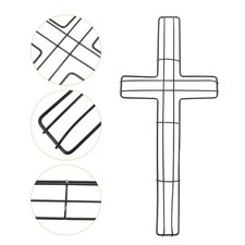  Cross Garland Floral Wreath