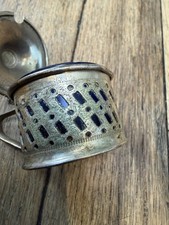 Antique epns mustard pot - antique,