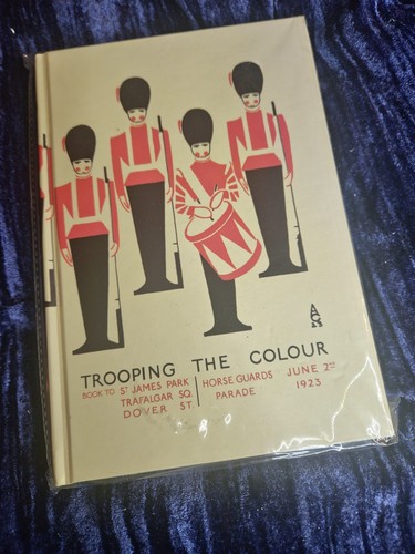 Trooping the colour notebook - the,