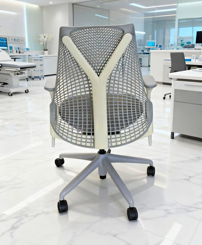 Gray mesh ergonomic - mesh,