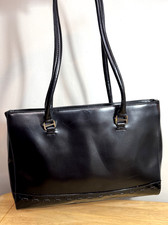 Clubhouse By Jane Shilton Shoulder Bag Patent Leather Two Handle Large Vintage