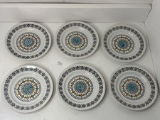 6 X Broadhurst Kathie Winkle Roulette Plates 17cm