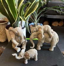 Tuskers Elephant Ornaments- Forgetful Freda, Tobias & Tich, A Baby.