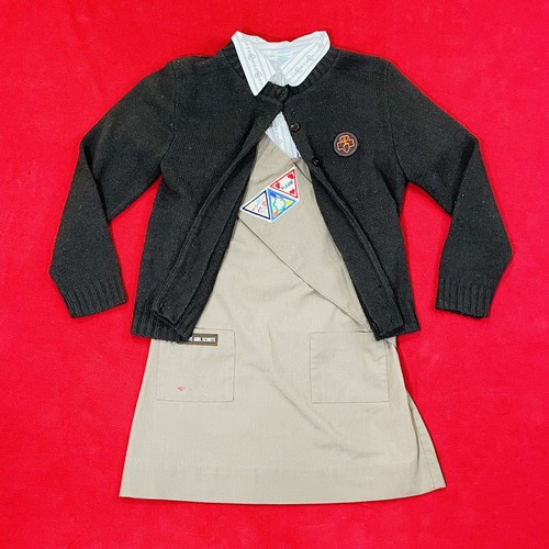 Vintage girl scout - girl,