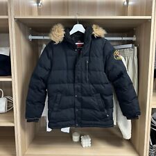 Zavetti Canada Junior Padded Black Parka Jacket Puffer Size XL Boys Black *Read*