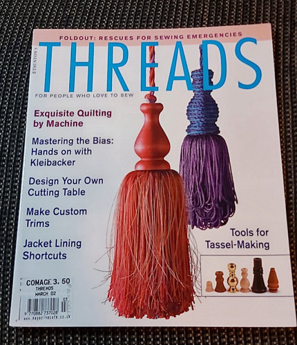Threads sewing magazine - threads,