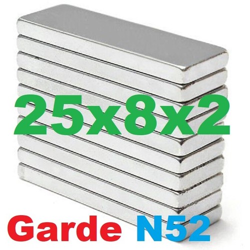 25x8x2 neodymium - 25x8x2,