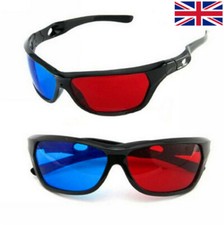 3D Glasses Red Blue Black